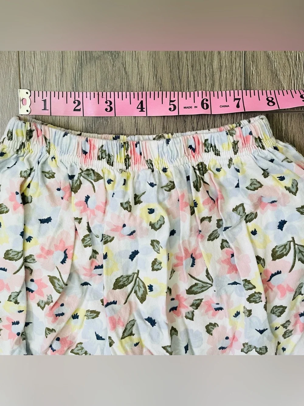 GAP Carter’s Toddler Girl Outfit 4-5T White Floral Set Of 2 Skort Shirt Summer